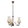 Brilagi - LED Luster na lancu COTTAGE 3xE14/40W/230V smeđa