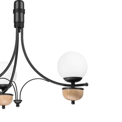 Brilagi - LED luster na lancu COTTAGE 3xG9/40W/230V hrast/bijela