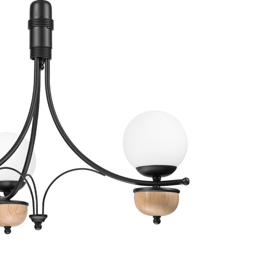 Brilagi - LED luster na lancu COTTAGE 3xG9/40W/230V hrast/bijela