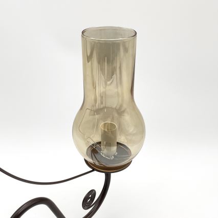 Brilagi - LED Luster na lancu COTTAGE 5xE14/40W/230V smeđa