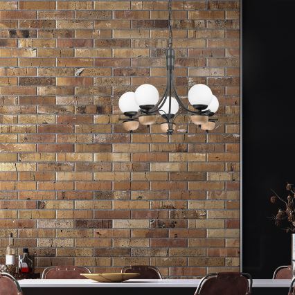 Brilagi - LED Luster na lancu COTTAGE 5xG9/40W/230V bukva/bijela