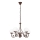 Brilagi - LED Luster na lancu COTTAGE 5xG9/40W/230V smeđa/bijela