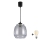 Brilagi - LED luster na lanku RETRO GLASS 1xE27/60W/230V Ø 26 cm crna/dimno-siva