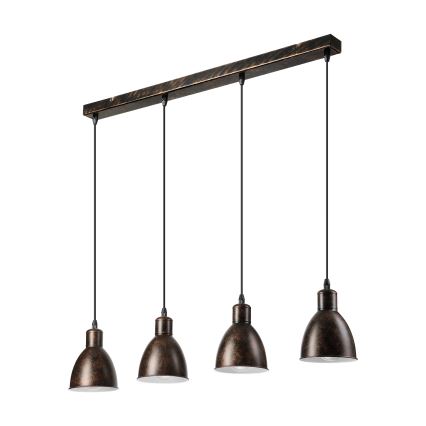 Brilagi - LED luster na lanku RIDDY 4xE27/60W/230V bakrena/patina