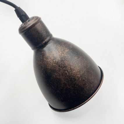 Brilagi - LED luster na lanku RIDDY 4xE27/60W/230V bakrena/patina