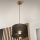 Brilagi - LED Luster na sajli ANTHONY 1xE27/60W/230V hrast/crna