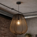 Brilagi - LED luster na sajli ARVEN 1xE27/8W/230V, promjer 37 cm, crni