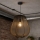 Brilagi - LED luster na sajli ARVEN 1xE27/8W/230V, promjer 37 cm, crni