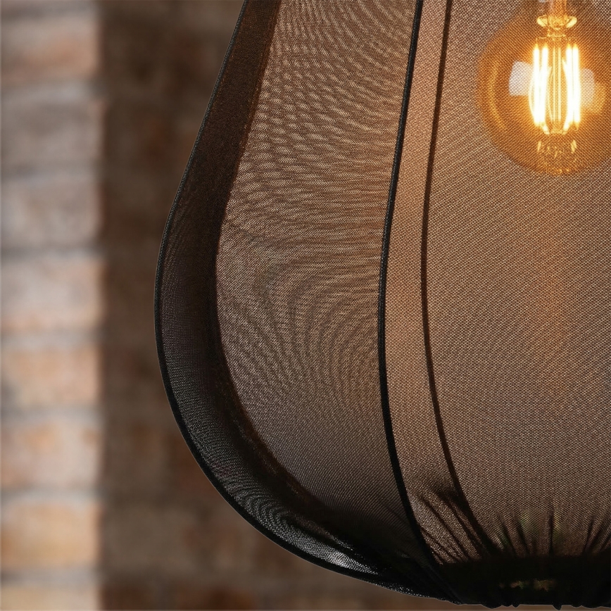 Brilagi - LED luster na sajli ARVEN 1xE27/8W/230V, promjer 37 cm, crni