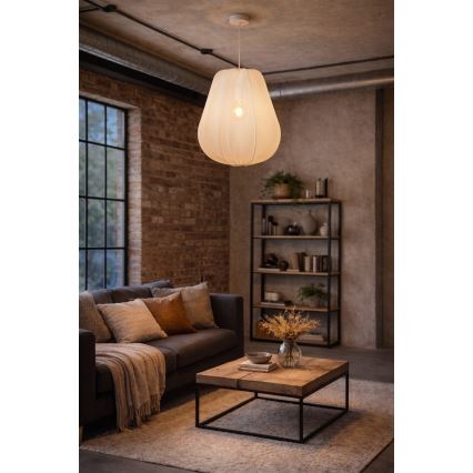 Brilagi - LED luster na sajli ARVEN 1xE27/8W/230V Ø 37 cm bijela