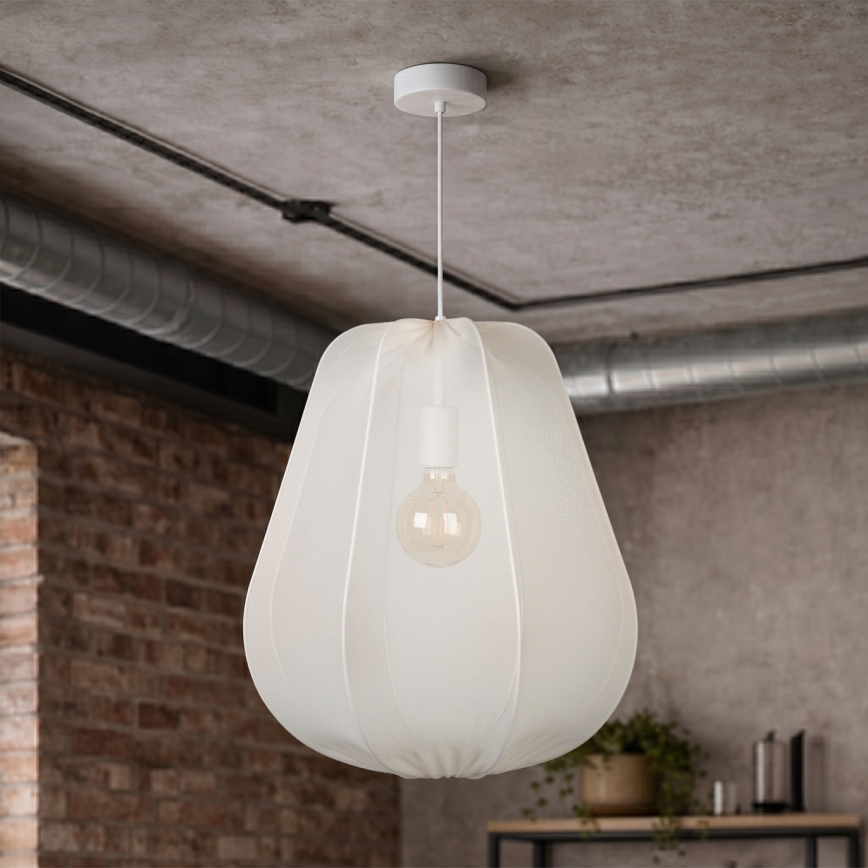 Brilagi - LED luster na sajli ARVEN 1xE27/8W/230V Ø 37 cm bijela