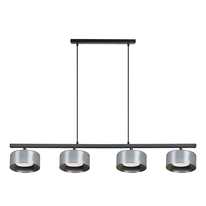 Brilagi - LED Luster na sajli AURA LUX 4xGX53/30W/230V crna/zadimljena