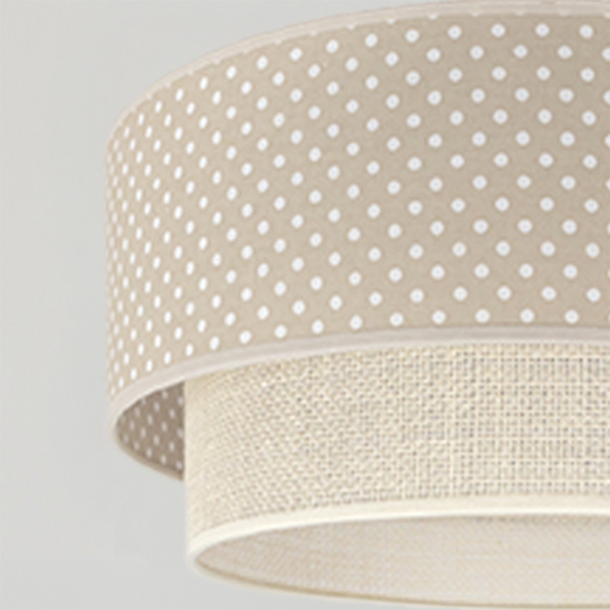 Brilagi - LED luster na kabelu BOHO BOBO 1xE27/10W/230V Ø 40 cm točkice bež/krem