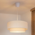 Brilagi - LED luster na sajli BOHO ECO 1xE27/10W/230V Ø 40 cm kremasta