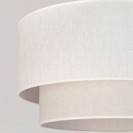 Brilagi - LED luster na sajli BOHO ECO 1xE27/10W/230V Ø 40 cm kremasta