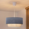 Brilagi - LED luster na sajli BOHO ECO 1xE27/10W/230V Ø 40 cm plava/krem