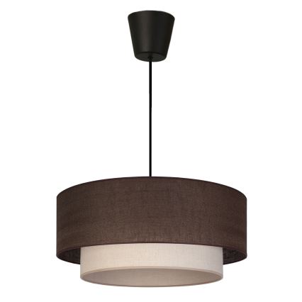 Brilagi - LED luster na sajli BOHO ECO 1xE27/10W/230V Ø 40 cm smeđa/krem