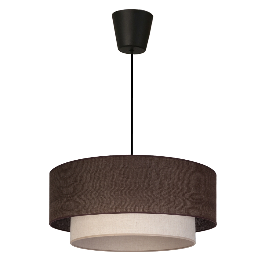 Brilagi - LED luster na sajli BOHO ECO 1xE27/10W/230V Ø 40 cm smeđa/krem
