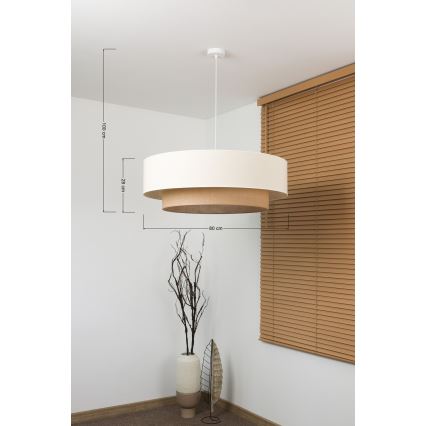 Brilagi - LED luster na sajli BOHO STIL 3xE27/15W/230V Ø 80 cm