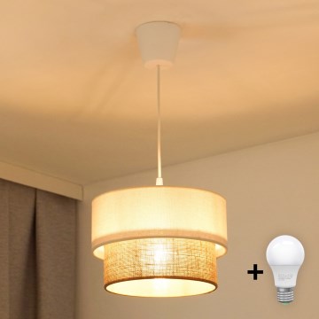 Brilagi - LED Luster na sajli BOHO STYLE 1xE27/15W/230V pr. 25 cm