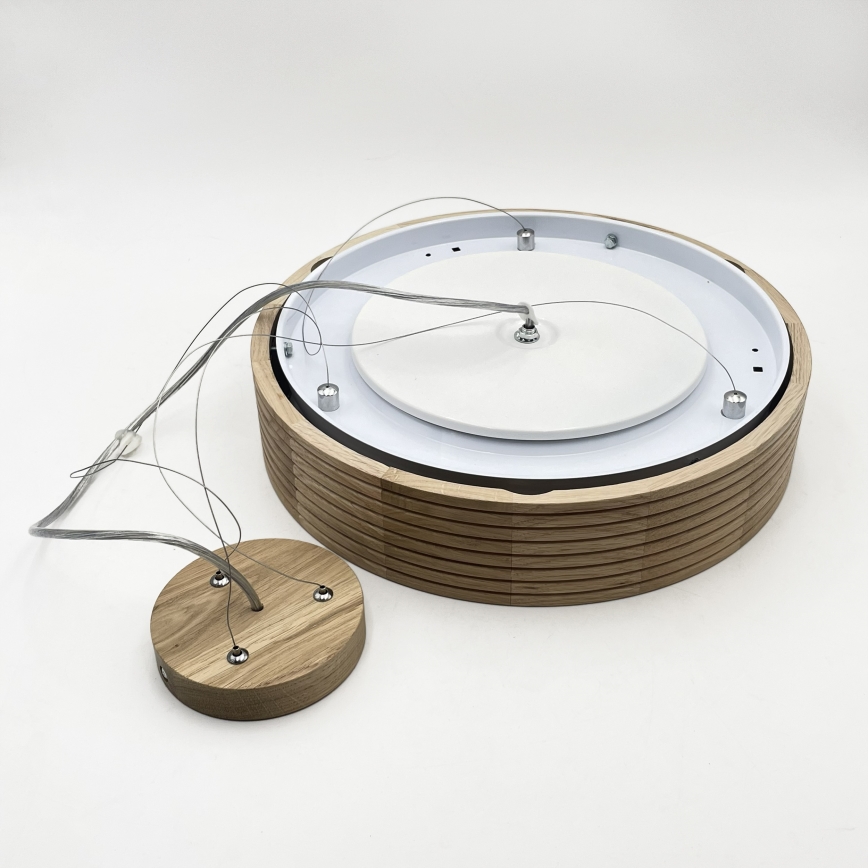 Brilagi - LED luster na sajli CARVALHO MODERN 2xE27/60W/230V hrast promjer 37,5 cm