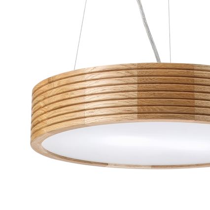 Brilagi - LED luster na sajli CARVALHO MODERN 2xE27/60W/230V hrast promjer 37,5 cm