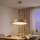 Brilagi - LED luster na sajli CARVALHO MODERN 3xE27/60W/230V hrast Ø 47,5 cm