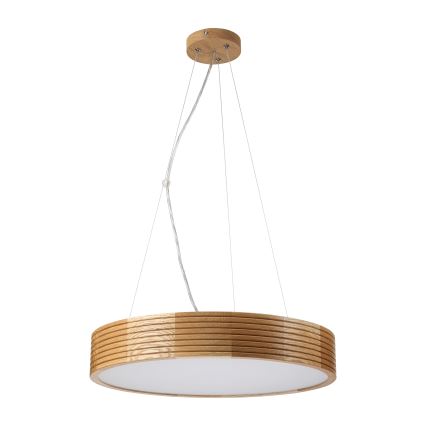 Brilagi - LED luster na sajli CARVALHO MODERN 3xE27/60W/230V hrast Ø 47,5 cm