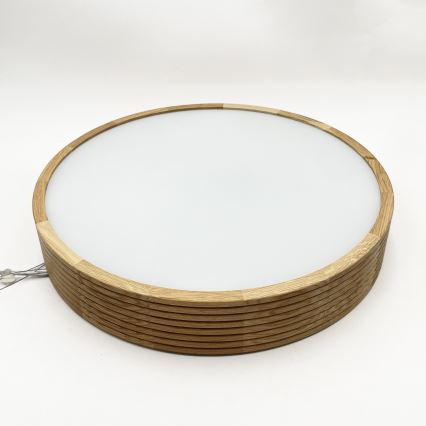 Brilagi - LED luster na sajli CARVALHO MODERN 3xE27/60W/230V hrast Ø 47,5 cm