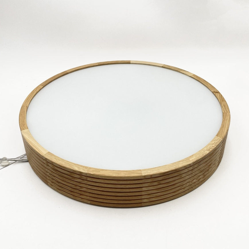 Brilagi - LED luster na sajli CARVALHO MODERN 3xE27/60W/230V hrast Ø 47,5 cm