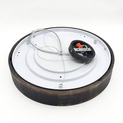 Brilagi - LED luster na sajli CARVALHO SMOKEY 3xE27/60W/230V hrast promjer 47,5 cm