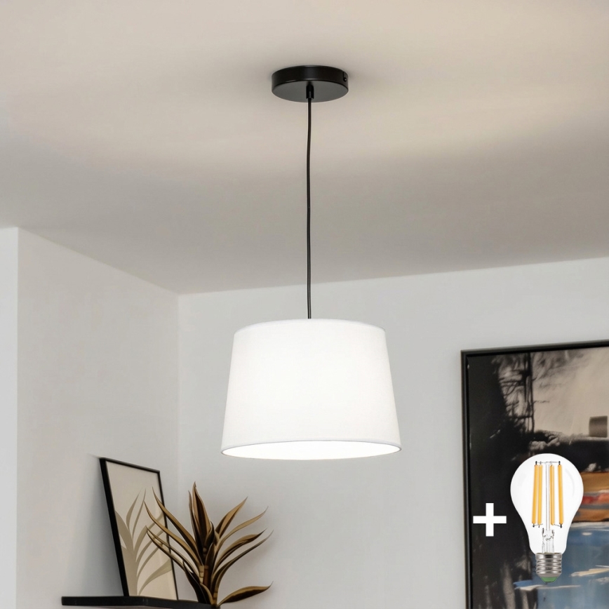 Brilagi - LED luster na sajli CERIA 1xE27/40W/230V pr. 30 cm bijela