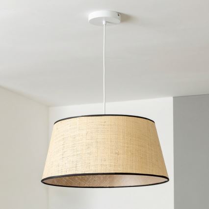 Brilagi - LED luster na sajli CERIA 1xE27/40W/230V promjer 50 cm bež