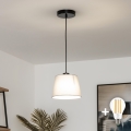Brilagi - LED luster na sajli CERIA 1xE27/40W/230V Ø 20,5 cm siva