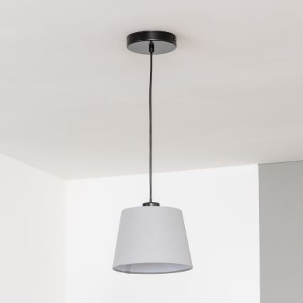 Brilagi - LED luster na sajli CERIA 1xE27/40W/230V Ø 20,5 cm siva