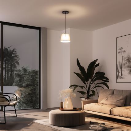 Brilagi - LED luster na sajli CERIA 1xE27/40W/230V Ø 20,5 cm siva