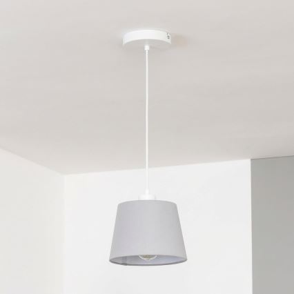 Brilagi - LED luster na sajli CERIA 1xE27/40W/230V Ø 20,5 cm siva