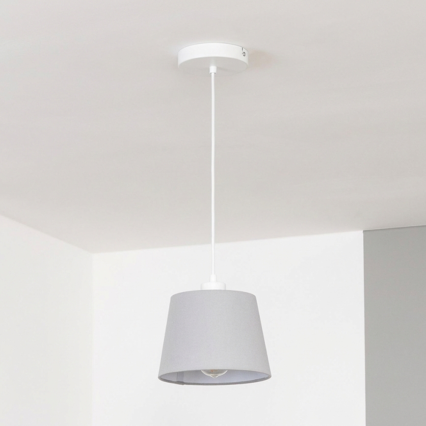 Brilagi - LED luster na sajli CERIA 1xE27/40W/230V Ø 20,5 cm siva