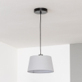 Brilagi - LED luster na sajli CERIA 1xE27/40W/230V Ø 25 cm siva