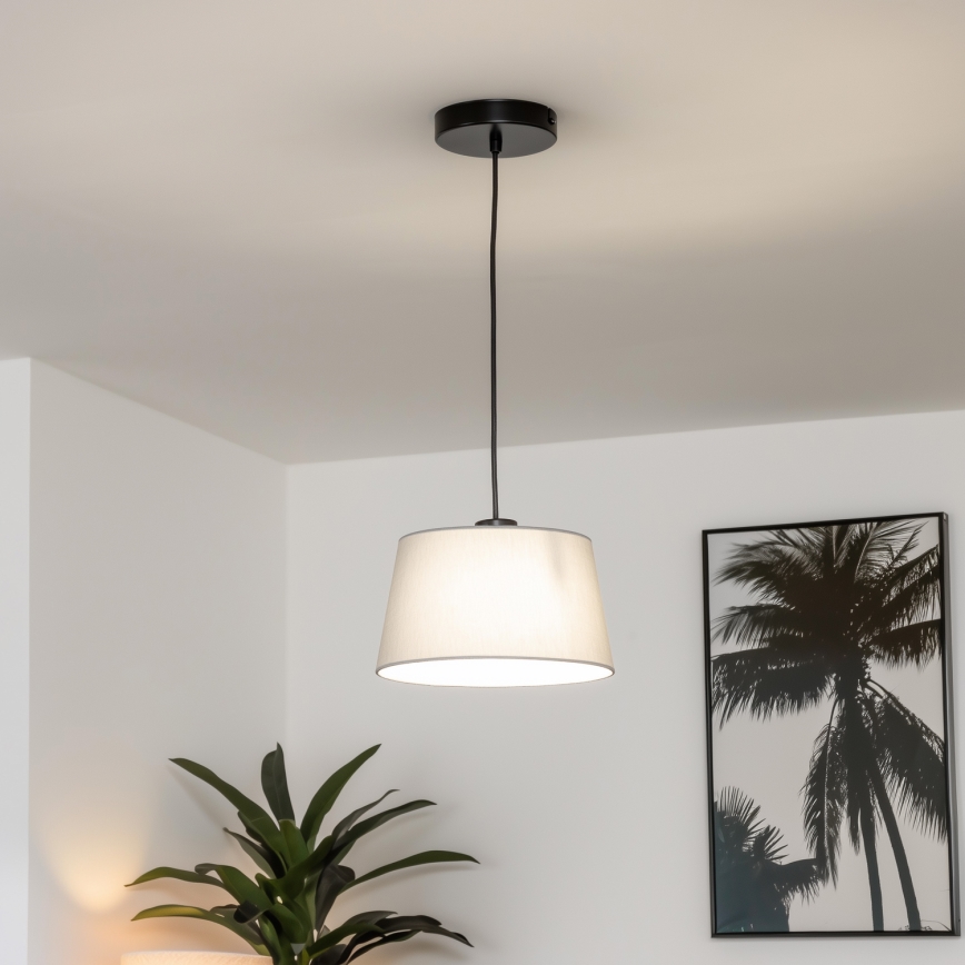 Brilagi - LED luster na sajli CERIA 1xE27/40W/230V Ø 25 cm siva