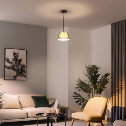 Brilagi - LED luster na sajli CERIA 1xE27/40W/230V Ø 25 cm zelena