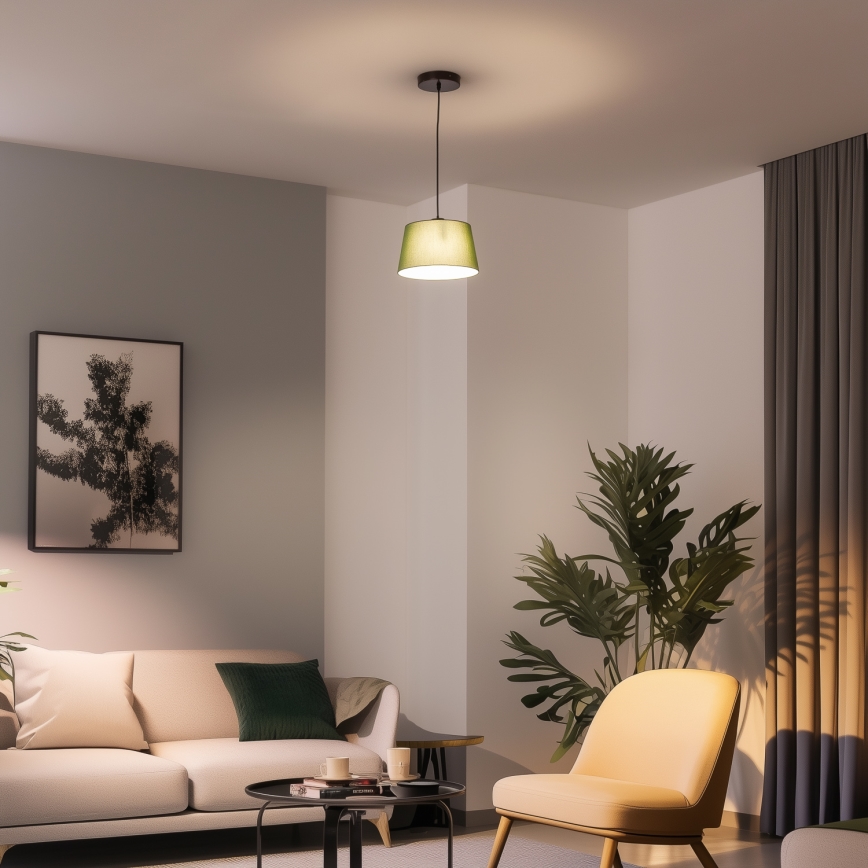 Brilagi - LED luster na sajli CERIA 1xE27/40W/230V Ø 25 cm zelena