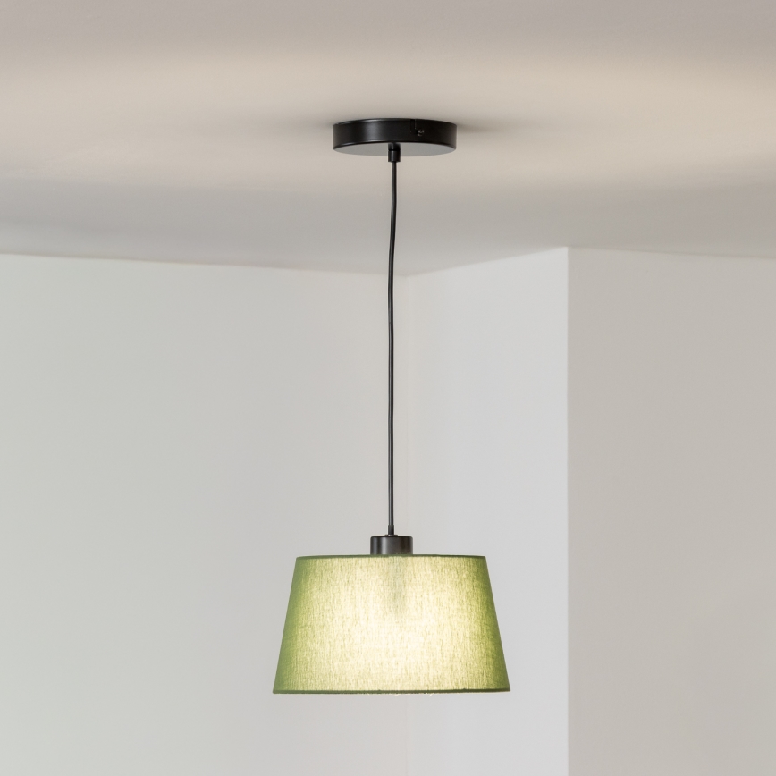 Brilagi - LED luster na sajli CERIA 1xE27/40W/230V Ø 25 cm zelena