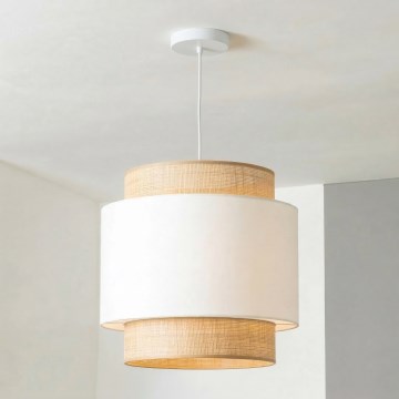 Brilagi - LED luster na sajli CERIA 1xE27/40W/230V Ø 30 cm bež/bijela