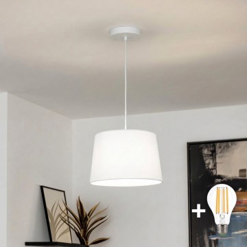 Brilagi - LED luster na sajli CERIA 1xE27/40W/230V Ø 30 cm bijela