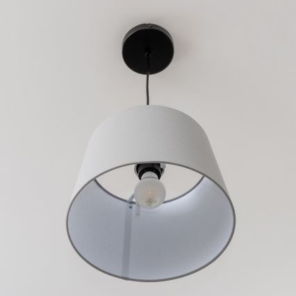 Brilagi - LED luster na sajli CERIA 1xE27/40W/230V Ø 30 cm siva