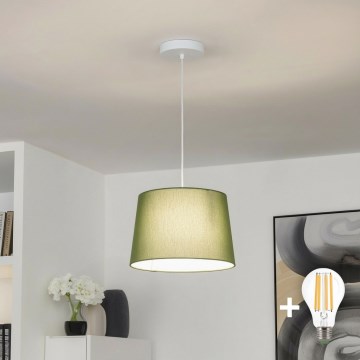 Brilagi - LED luster na sajli CERIA 1xE27/40W/230V Ø 30 cm, zelene boje