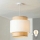 Brilagi - LED luster na sajli CERIA 1xE27/40W/230V, Ø 40 cm, bež/bijela