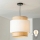 Brilagi - LED luster na sajli CERIA 1xE27/40W/230V Ø 40 cm crna/bež/bijela