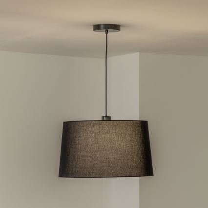Brilagi - LED luster na sajli CERIA 1xE27/40W/230V Ø 45 cm crni